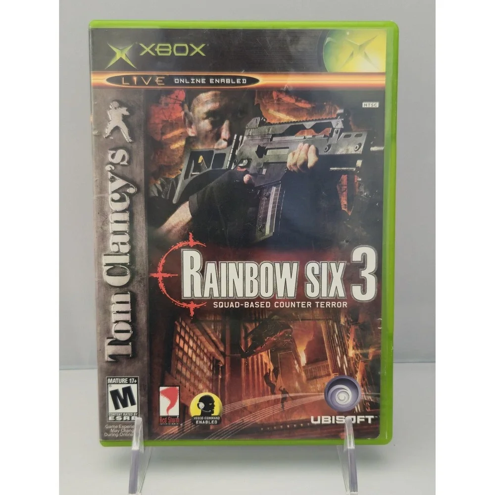 Tom Clancy's Rainbow Six 3 - Microsoft Xbox - Complete CIB‎ W/ Reg Card - Tested